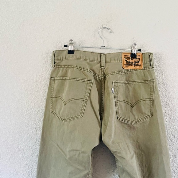Levi’s 505 Khaki Green Pants 31x32 - Picture 5 of 13